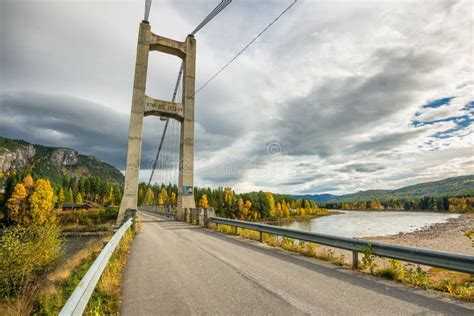 Bridge Over the Glomma River, Norway Stock Image - Image of norwegian, forest: 59451083