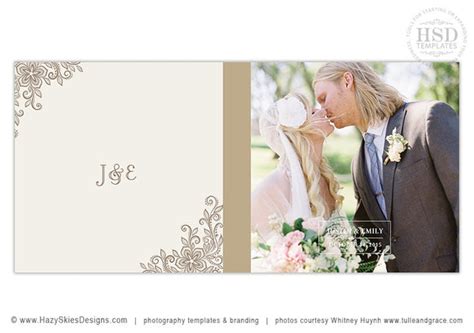 Wedding Book Album Cover Template | Hitched