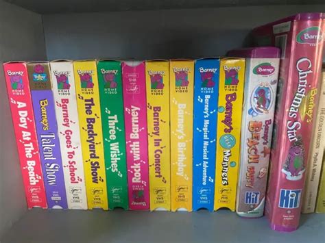 BARNEY VHS TAPES lot of 12 $67.40 - PicClick CA