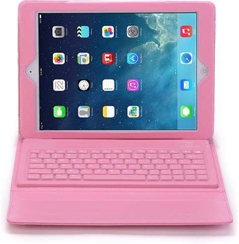 Bluetooth Keyboard Case iPad Air Pink | bol