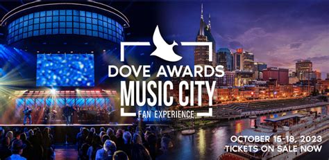 The 2023 Dove Awards Music City Fan Experience Is 50% Sold Out! - The ...