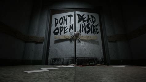 The Walking Dead: Destinies HD Wallpaper - Don't Open Dead Inside Door Scene