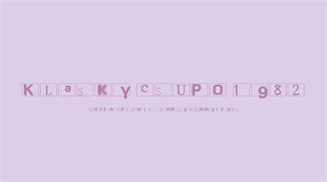 Klasky Csupo 1982 Font : Download Free for Desktop & Webfont