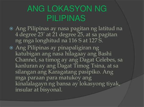 lokasyon ng pilipinas - philippin news collections