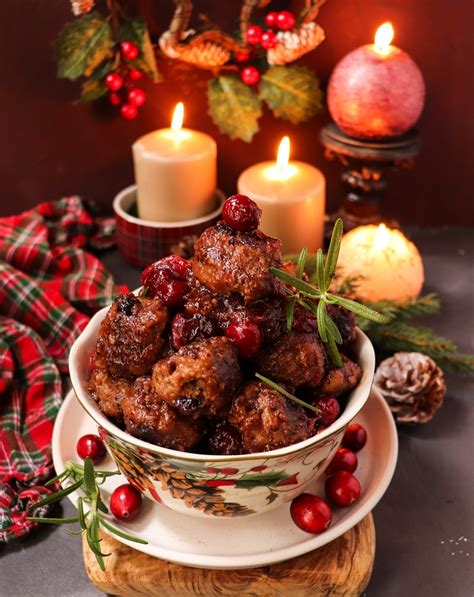 Christmas Veal Meatballs (With a Luscious Cranberry Glaze)