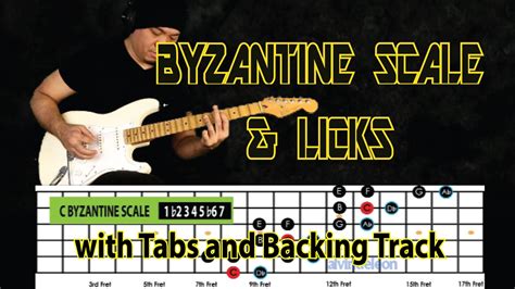 EXOTIC SCALES - Byzantine Scale The Double Harmonic Major Guitar Licks ...