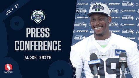 Aldon Smith Seahawks Training Camp Press Conference - July 31