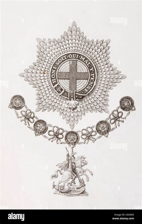 Order Of The Garter Badge High Resolution Stock Photography and Images - Alamy