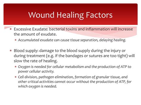 Factors Affecting Wound Healing Ppt - vrogue.co