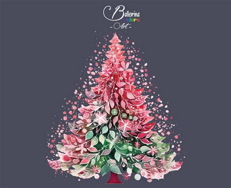 15 Christmas Trees Clipart Bundle Christmas Tree Png - Etsy