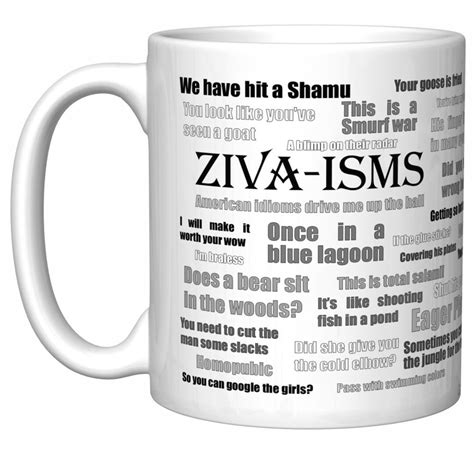 NCIS Ziva-isms Ziva David Quotes team Gibbs Funny Sayings Coffee Mug ...