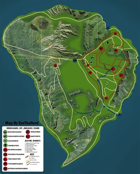 a map showing the location of many trails