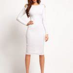 White Bodycon Midi Dress Outfit Ideas – shedona