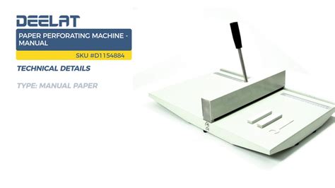 There Is A Tool To Perforate Paper