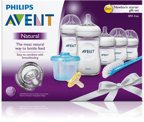 Philips Avent Natural Newborn Baby Bottle Starter Set, SCD296/02 - Buy Philips Avent Natural ...