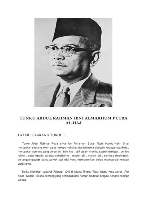 Tunku Abdul Rahman Perdana Menteri