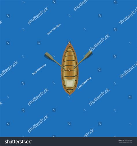 Boat Top View Vector Design App Stock Vector (Royalty Free) 205727956 ...