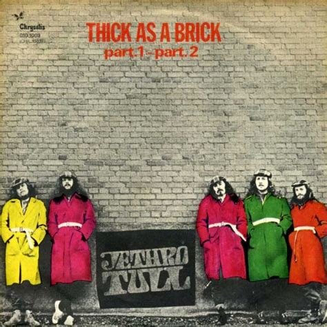 Album Thick as a brick de Jethro Tull sur CDandLP