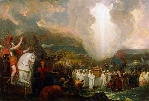 File:Benjamin West - Joshua passing the River Jordan with the Ark of the Covenant - Google Art ...