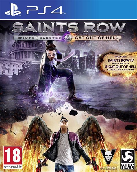 Amazon.com: Saints Row IV: Re-Elected & Gat Out Of Hell - First Edition (PS4) : Video Games