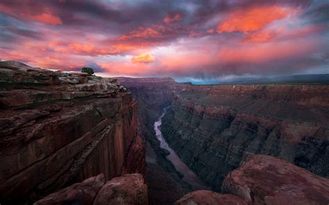 Sunset Lipan Point View Grand Canyon National Park Arizona Wallpapers - Wallpaper Cave