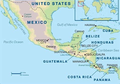 Map Mexico And Central America – Get Map Update