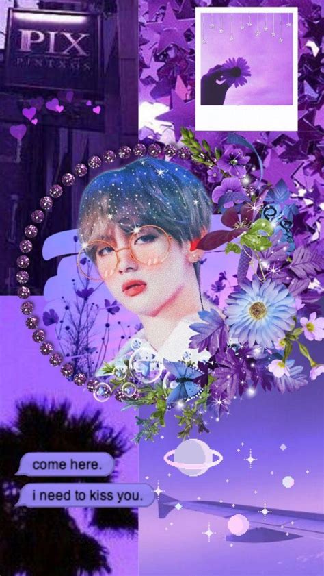 BTS Purple Aesthetic Wallpapers - Top Free BTS Purple Aesthetic ...