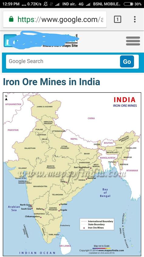 United States Iron Mine Map