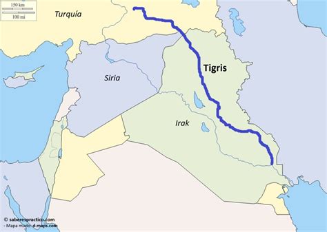 Tigris River Map