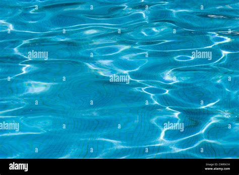 swimming pool water with reflection Stock Photo - Alamy