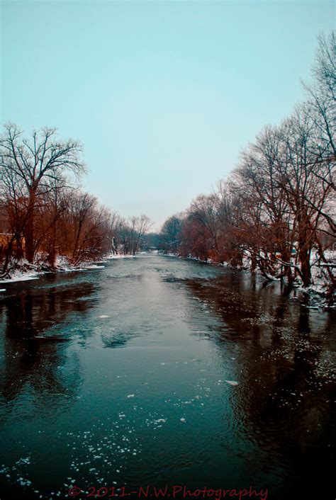 Surreal Winter River by otakumma on DeviantArt