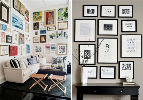 18 ideas para llenar una pared con cuadros 🏰 | Casas Increíbles