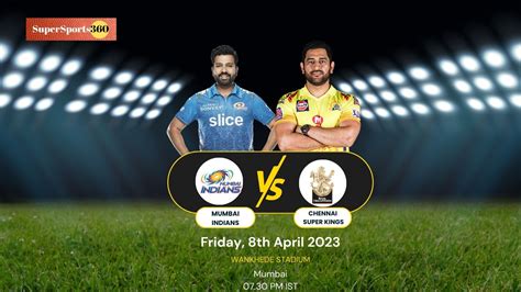 El Clasico | IPL 2023: Mumbai Indians vs Chennai Super Kings (MI vs CSK ...