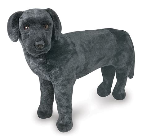 Melissa & Doug - Giant Black Labrador Lifelike Stuffed Animal Dog (ove | Giant stuffed animals ...
