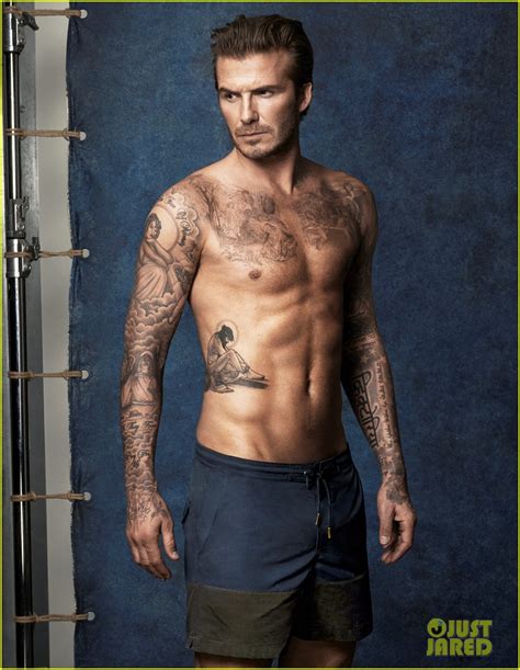 David Beckham's Hot Shirtless Body is on Display for New H&M Bodywear ...