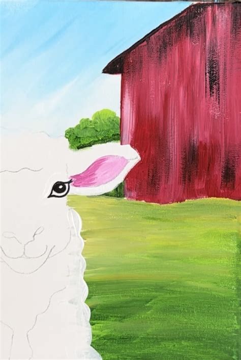 "Sheep Painting" - Acrylic Painting Online Tutorial