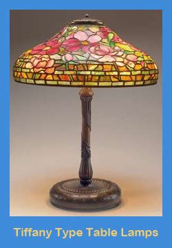 Tiffany Type Table Lamps | Table Lamps Living