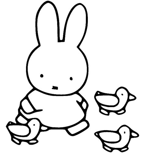 Miffy Coloring Pages Printable for Free Download