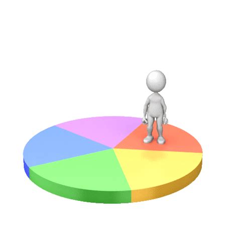 3D man - pie chart - animated | Consulting business, Services business ...