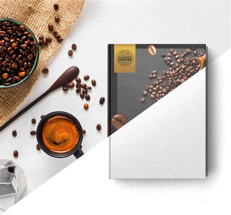 Free Coffee Table Book Mockup PSD Template