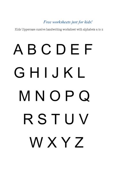Cursive Alphabet Chart Download - Edit, Fill, Sign Online | Handypdf