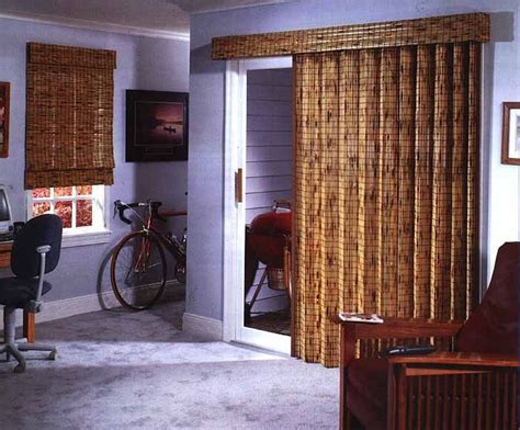 Bamboo Vertical Blinds For Sliding Glass Doors - Glass Designs