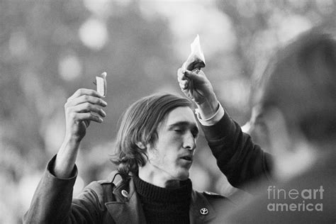 Youth Burning Draft Card At Protest Photograph by Bettmann - Pixels