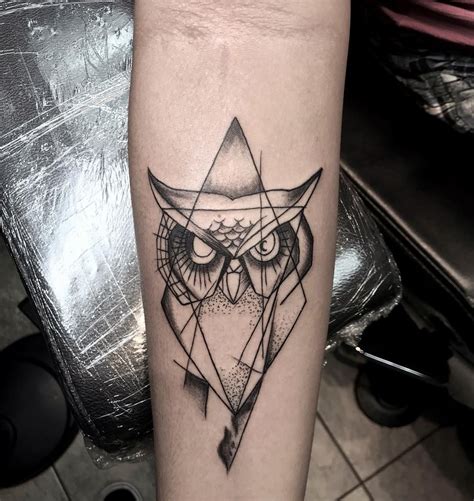 101 Best Geometric Owl Tattoo Designs You Must See! | Owl tattoo design, Tattoos for women ...