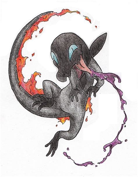 Salandit, poison and fire by MAR0WAK on DeviantArt