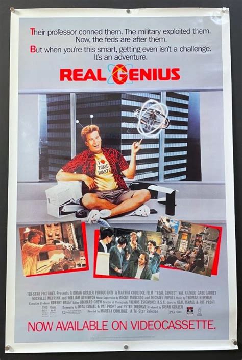 Real Genius (1985) – Original Video One Sheet Movie Poster - Hollywood ...