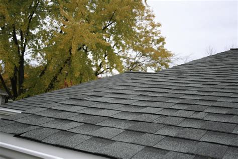 Slate GAF Timberline HD Roofing Shingles with White Alside Gutters in BLOOMINGDALE - Opal ...