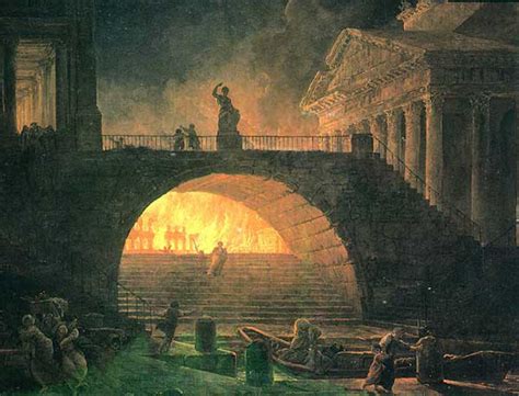 Historical Wallpapers: Great Fire of Rome (Magnum incendium Romae) (AD 64)