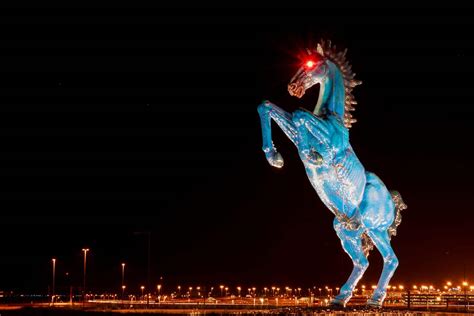 Blucifer: The Story of the Deadly ‘Blue Mustang’ Sculpture from Luis ...