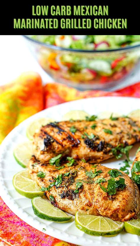 Mexican Marinated Chicken Recipe - Easy Low Carb Marinade For Grilling ...